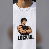 Lock In — Oversized Graphic T-Shirt