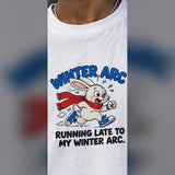 Running Late To My Winter Arc — Graphic T-Shirt