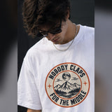 Nobody Claps For The Middle — Adventure Badge Tee