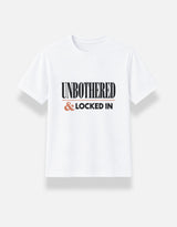 Unbothered & Locked In — Oversized Graphic T-Shirt